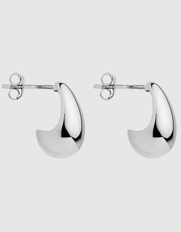 Najo - Baby Umbra Silver Earrings