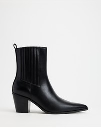 Atmos&Here - Juno Cowboy Ankle Boots