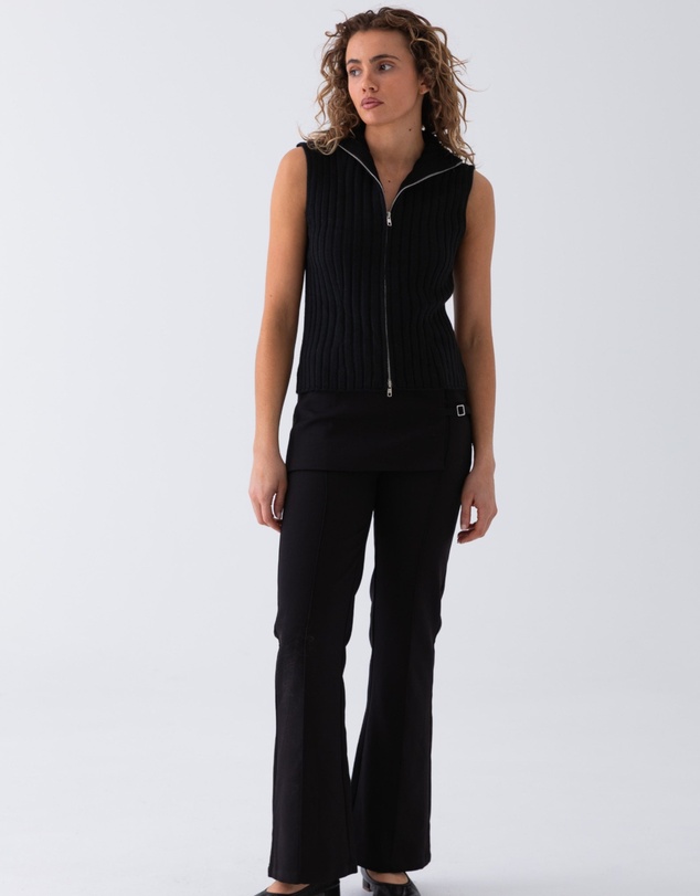 Style Addict - Riley Knit Zip Vest