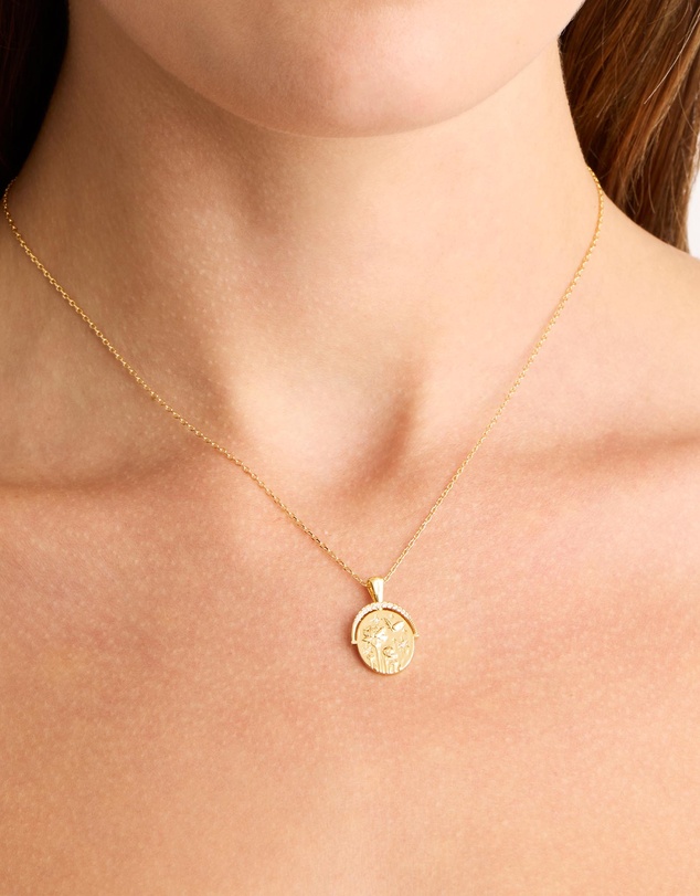 By Charlotte - Gold Everything You Are Is Enough Small Necklace