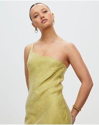 Third Form - Paisley Bias One Shoulder Midi Dress