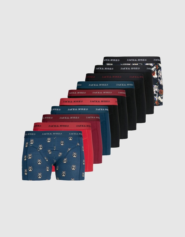 Jack & Jones - Murphy Skull Trunks 10-Pack