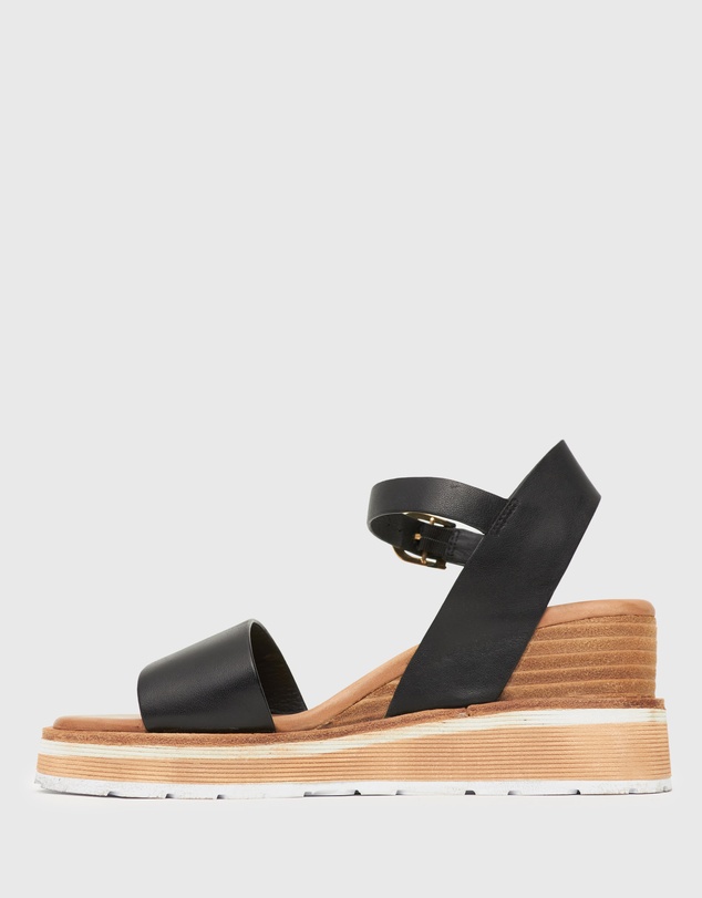 Airflex - Sandrea Stacked Heel Wedges