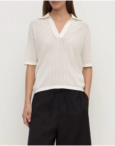 Assembly Label - Nina Cotton Knit Polo