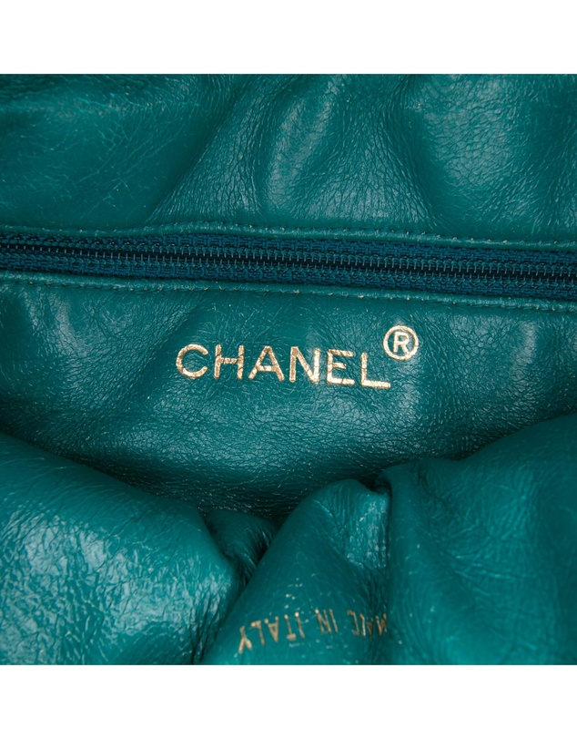 Pre-Loved by Azura Reborn - Pre-Loved Woven Lambskin Drawstring Pouch