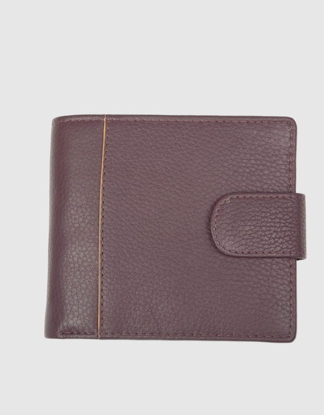 DENTS - Two-Tone Pebble Grain Leather Bifold Wallet with RFID Blocking