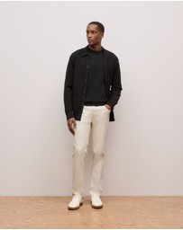 Trenery - Merino Classic Crew in Black