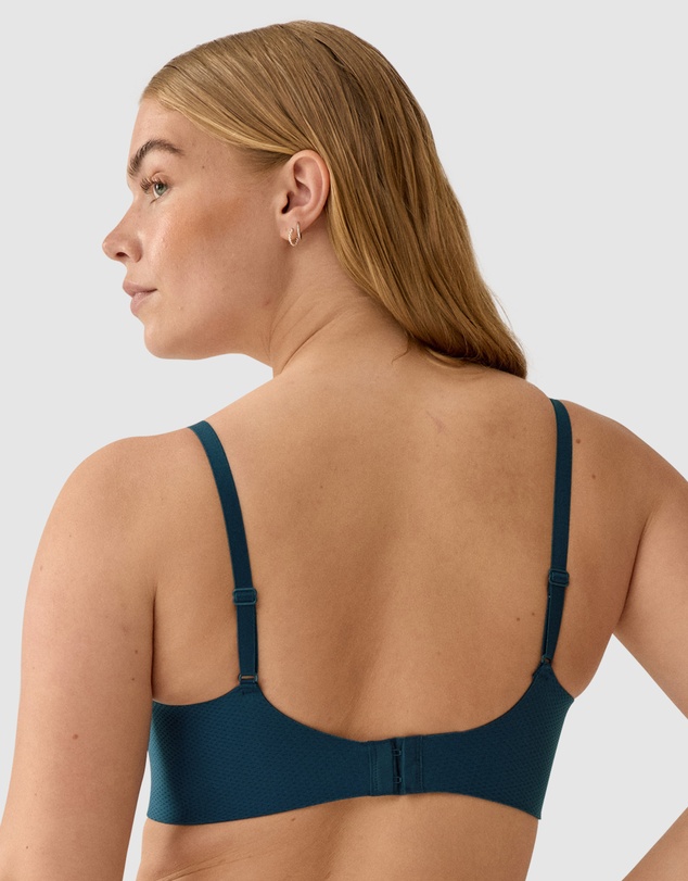 Naturana - Jacquard Lightly-Padded Side Smoothing Wirefree Bra
