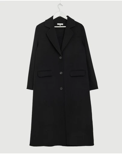 Revibe - Repaired AERE Orla Double Faced Wool Coat - AU 14