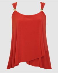 Miraclesuit Swimwear  - Dazzle Underwired Draped Tankini Top