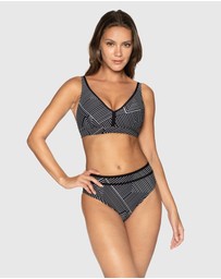 Nip Tuck Swim - Black Between The Lines Maevis Swim Pant