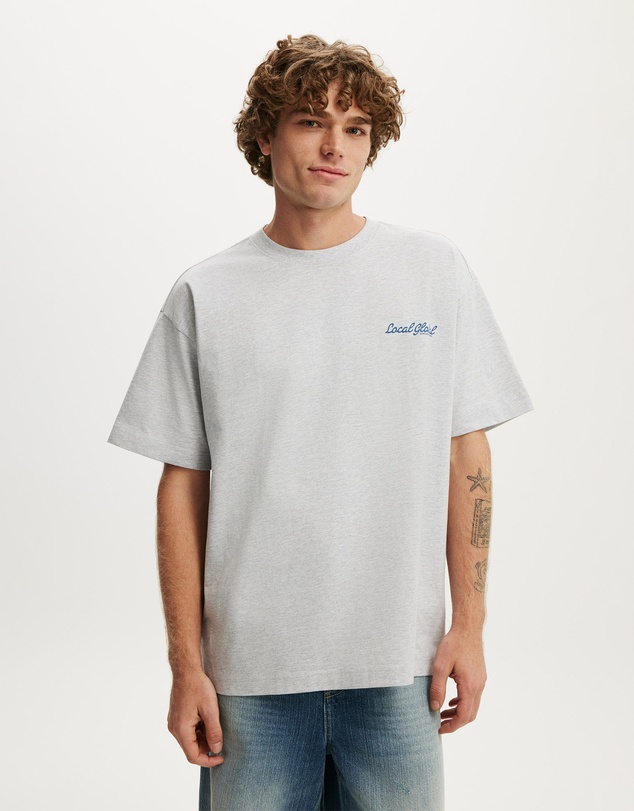Cotton On - Box Fit Text T-Shirt