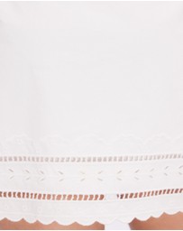 Minima Esenciales - Daphne Embroidered Mini Skirt