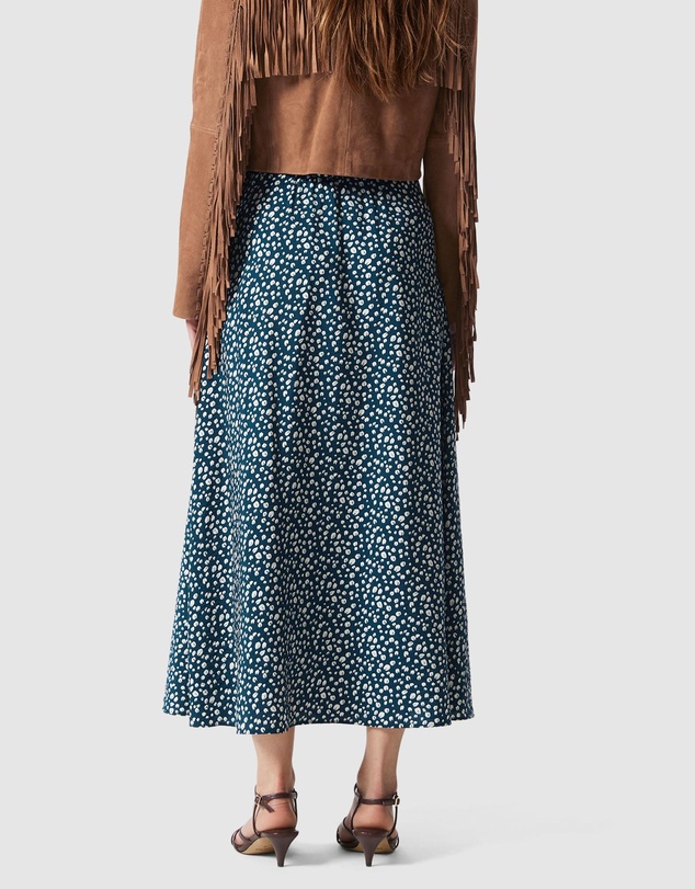 & Other Stories - Buttoned A-Line Midi Skirt