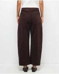AERE - Nara Corduroy Barrel Leg Pants