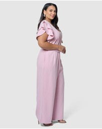 Pink Dusk by Curve Project - Caught Out Jumpsuit