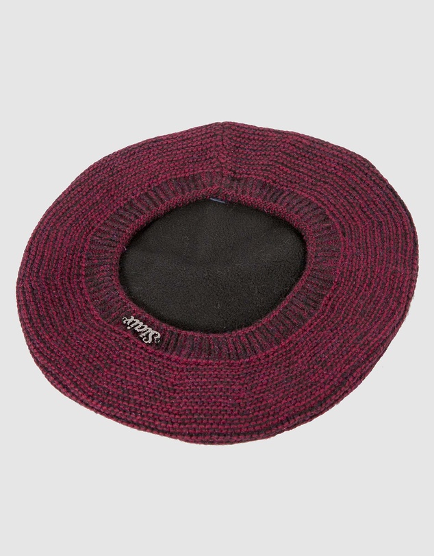 Max Alexander - European Made Crocheted Wine Wool Beret