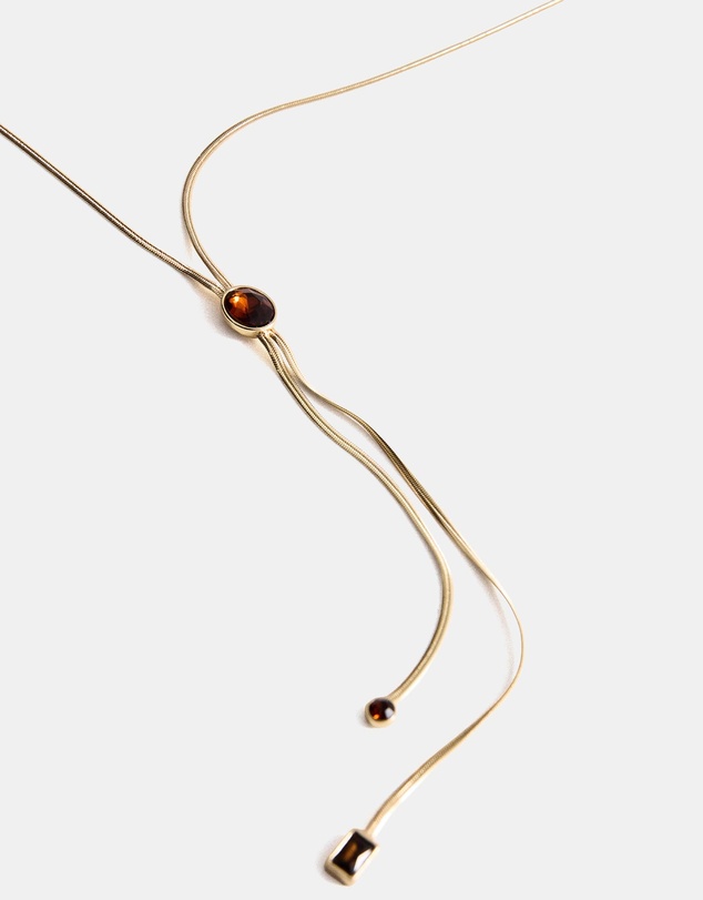 M.N.G - Double Crystal Necklace