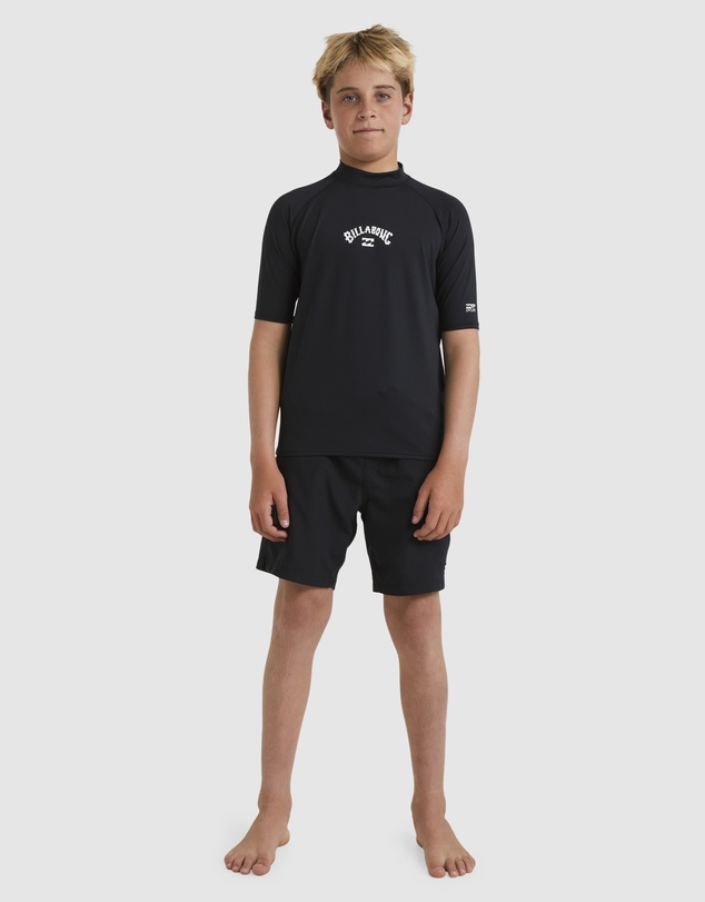 Billabong - Boys 8 to 16 All Day Arch Rash Vest