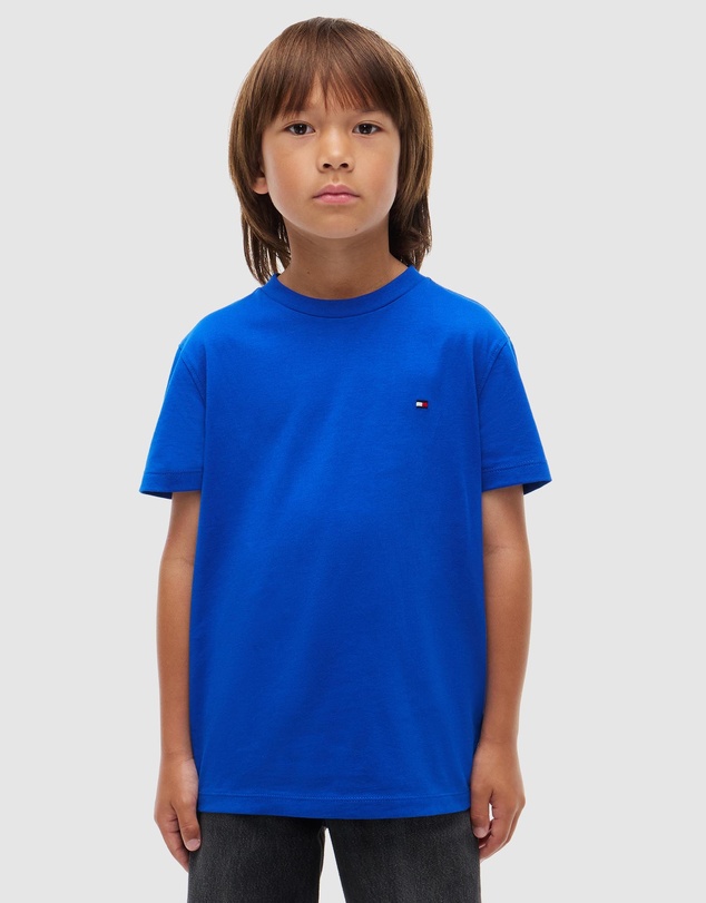 Tommy Hilfiger - Flag Embroidery Jersey T-Shirt - Teens