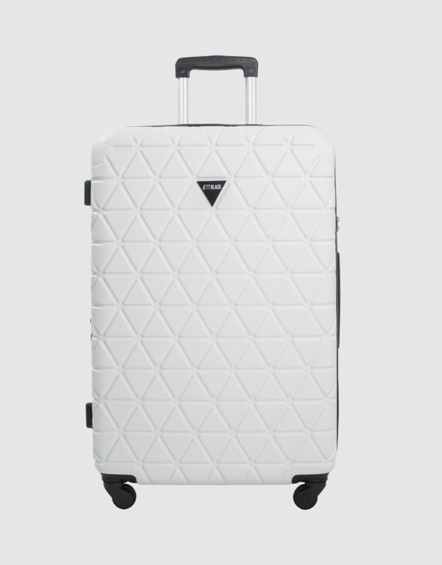 JETT BLACK - Iceberg White Paragon 2 Piece Luggage Set