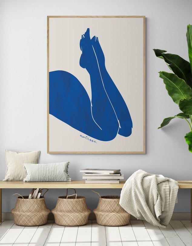 Inka Arthouse - Blue Legs by Henri Matisse Art Print