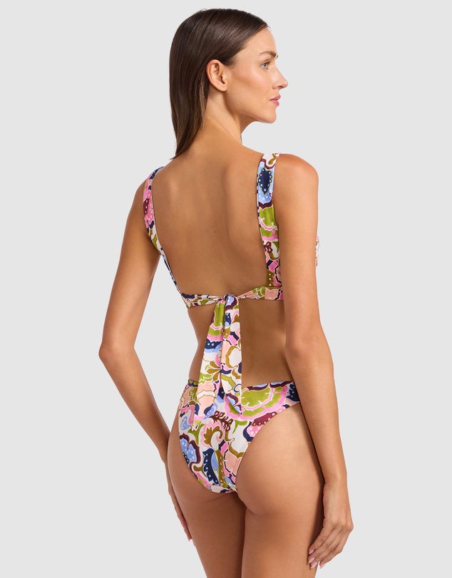 Seafolly - Sea Blossom Multi Fit Longline Triangle Bikini Top