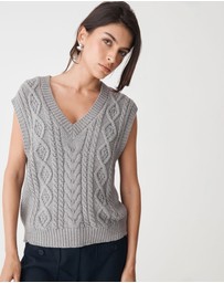 Forcast - Poppy Sleeveless Cable Knit