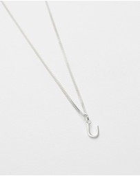 Kirstin Ash - U Outline Initial Necklace