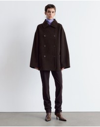 & Other Stories - Cocoon-Shaped Wool Jacket