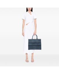 Pre-Loved by Azura Reborn - Pre-Loved Large Oblique Denim Book Tote