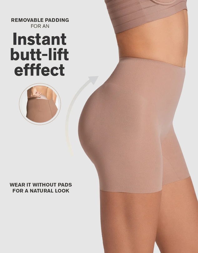 Leonisa - Undetectable Padded Butt-Lift Shapewear Short