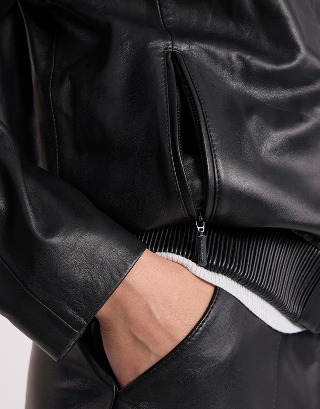 David Lawrence - Ellen Leather Bomber Jacket