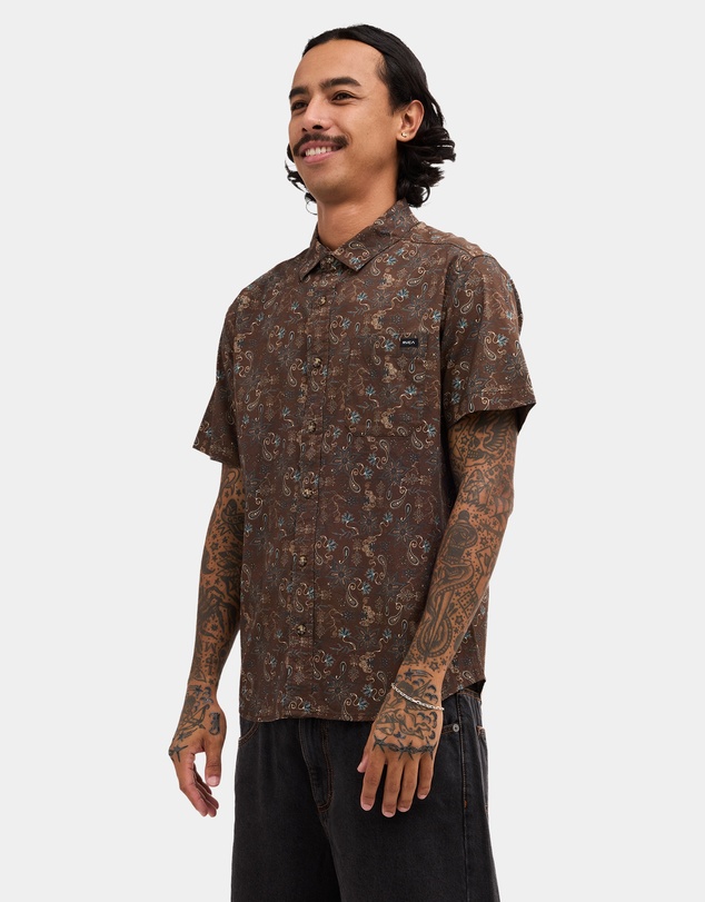 RVCA - Mens Atlantic Short Sleeve Shirt