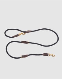 Mog & Bone - Multi-function Rope Dog Lead (1.8m) - Black