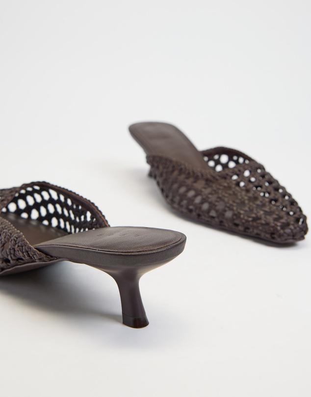 AERE - Woven Leather Heels