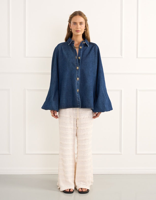 Heaven Australia - Indigo Lucile Blouse