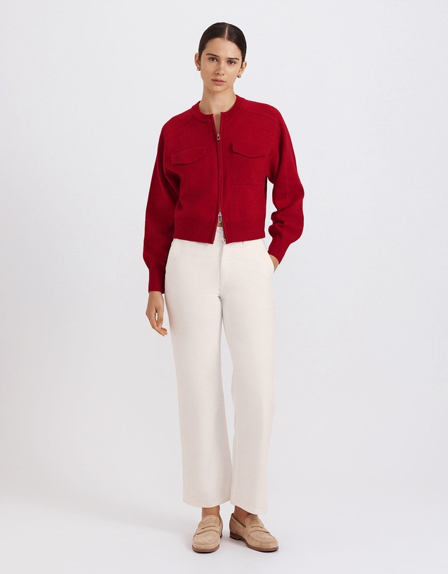 SABA - Amaya Boiled Wool Bomber