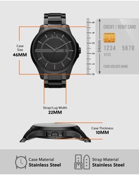 Armani Exchange - Black Analogue Watch