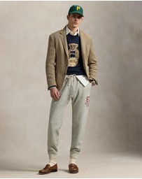 Polo Ralph Lauren - ICONIC EXCLUSIVE - Loopback Fleece Graphic Jogger Pants