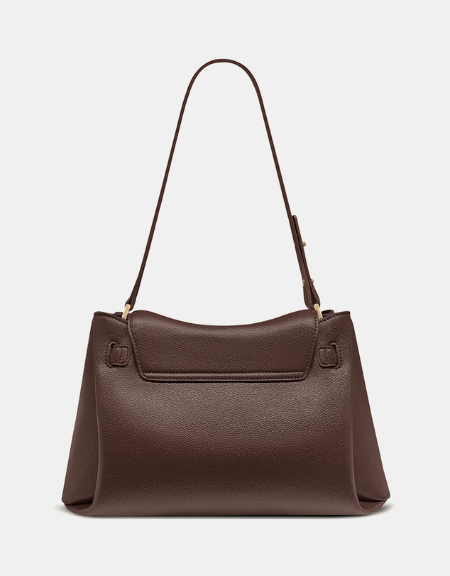 JW PEI - Rhea Pebbled Double Buckle Shoulder Bag