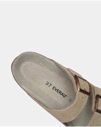 EVERAU - EverAU Ugg Sandal Platform Cow Suede Upper Sandals