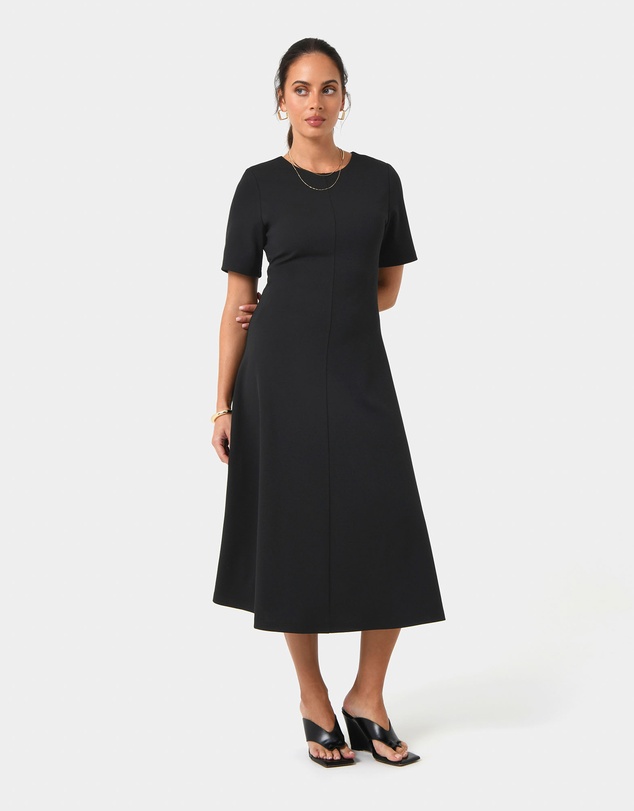 Forcast - Leah A-Line Midi Dress