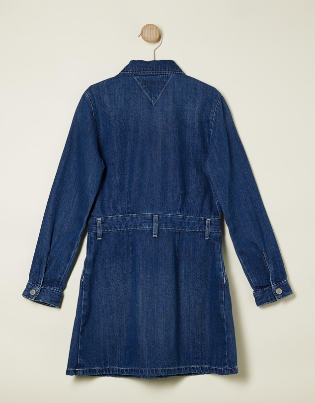 Tommy Hilfiger - Denim Pleats Dress - Teens