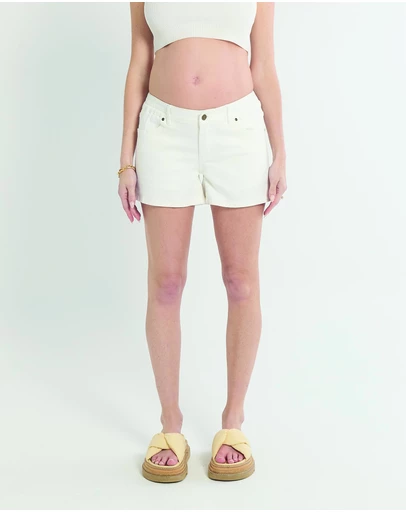 Soon Maternity - Heaven Denim Shorts