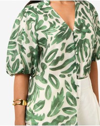 Forcast - Tallulah Puff Sleeve Top