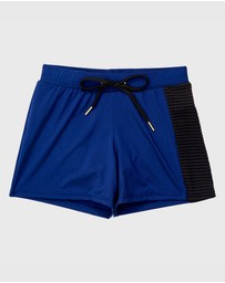 Aqua Blu Kids - Building Blocks Lycra Swim Shorts - Teens