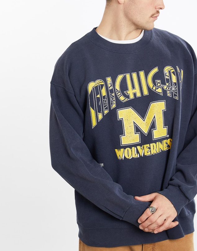 Vintage by The Real Deal - Pre Loved - Vintage 90s NCAA University of Michigan Wolverines Sweatshirt