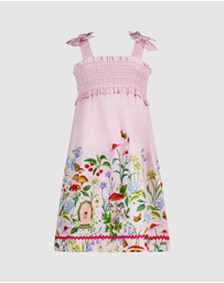 Fleur Harris - 'Enchanted Garden' Faraway Dress in Sugar Pink