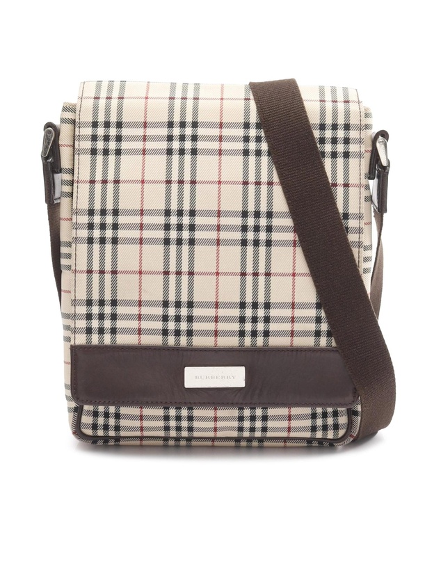 Pre-Loved by Azura Reborn - Pre-Loved Nova Check Coated Canvas Crossbody